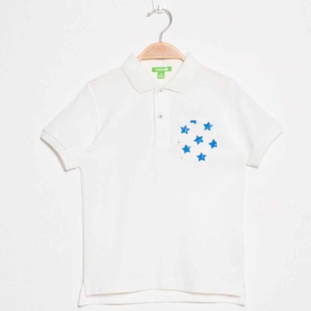 Bossini White Short Sleeve Polo Shirt